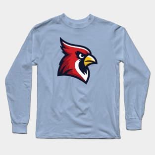 Cardinal Mascot Baseball T-Shirt for Fans! Long Sleeve T-Shirt